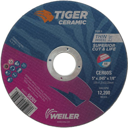 5X.045 TIGER CERAMIC T1 C/O WHL - Top Tool & Supply