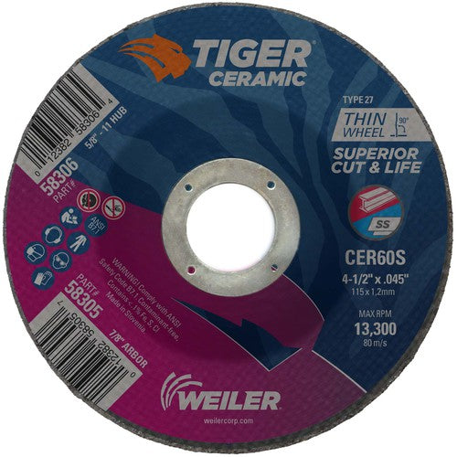 ‎4-1/2X.045 TIGER CERAMIC TYPE - Top Tool & Supply