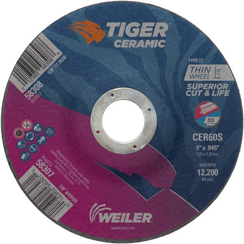 5X.045 TIGER CERAMIC T27 C/O WHL - Top Tool & Supply