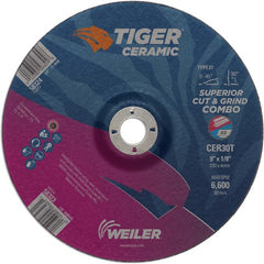 9X1/8 TIGER CERAMIC T27 COMBO WHL - Top Tool & Supply