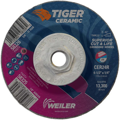 ‎4-1/2X1/4 TIGER CERAMIC TYPE - Top Tool & Supply