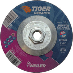 5X1/4 TIGER CERAMIC T27 GRIND WHL - Top Tool & Supply