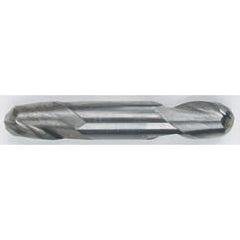 3/32 Dia. - 1-1/2 OAL - Solid Carbide - TiAlN-Ball Nose DE EM-2 FL - Top Tool & Supply