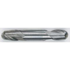 1/2 Dia. - 3 OAL - Solid Carbide - TiAlN-Ball Nose DE EM-2 FL - Top Tool & Supply