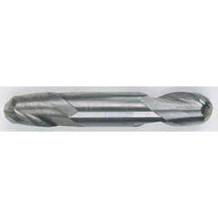 3/16 Dia. - 2 OAL - Solid Carbide - TiAlN-Ball Nose DE EM-2 FL - Top Tool & Supply
