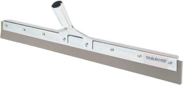 PRO-SOURCE - 24" Rubber Blade Floor Squeegee - Tapered End, Gray - Top Tool & Supply