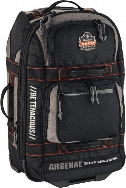 Ergodyne - 3,790 Cubic Inch, Polyester Empty Gear Bag - 14 Inch Wide x 9 Inch Deep x 22-1 2 Inch High, Black - Top Tool & Supply