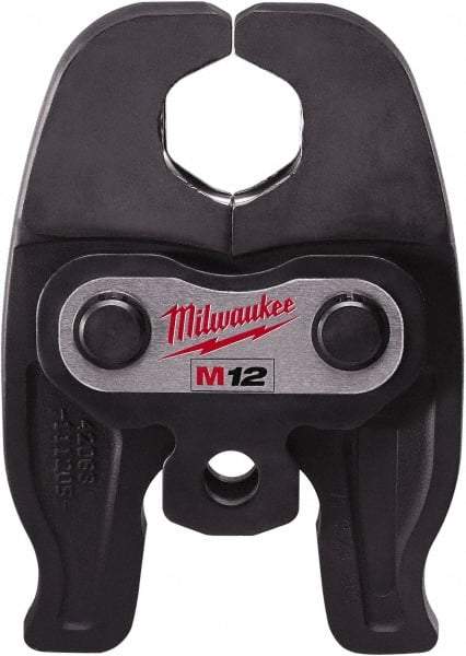 Milwaukee Tool - 1 to 1-1/4 Inch Jaw Range, Presser Replacement Jaw - For Use with M12 FORCE LOGIC Press Tool - Top Tool & Supply