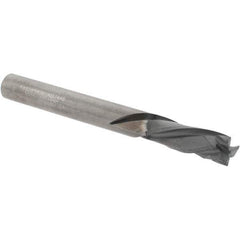 Kennametal - 1/4" Cutting Diam x 3/4" Length of Cut, 3 Flute, Compression Spiral Router Bit - Diamond Coated, Right Hand Cut, Solid Carbide, 2-1/2" OAL x 1/4" Shank Diam, Double Edge, 25° Helix Angle - Top Tool & Supply