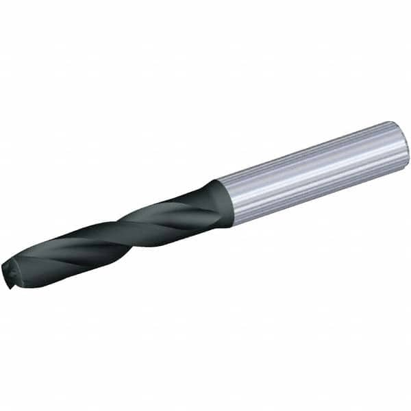 Jobber Length Drill Bit: 0.1654″ Dia, 140 °, Solid Carbide TiAlN Finish, Right Hand Cut, Spiral Flute, Straight-Cylindrical Shank