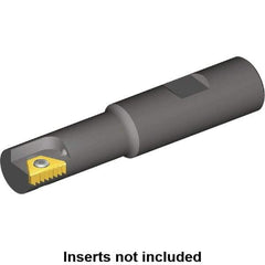 Kennametal - 9mm Cut Diam, 17mm Max Hole Depth, 20mm Shank Diam, Internal/External Indexable Thread Mill - Insert Style STN 10, 10.4mm Insert Size, 1 Insert, Toolholder Style TMS, 84mm OAL - Top Tool & Supply