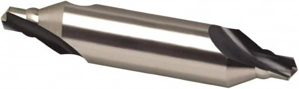 Guhring - Metric Radius Cut 60° Incl Angle High Speed Steel Combo Drill & Countersink - Top Tool & Supply