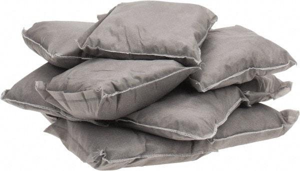 PRO-SAFE - 9 Inch Long x 9 Inch Wide x 2 Inch High, Gray Sorbent Pillow - 15 Gallon Capacity, Universal - Top Tool & Supply