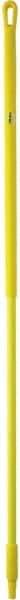 Vikan - 59 x 1-1/4" Fiberglass Squeegee Handle - European Threaded Connection, Yellow - Top Tool & Supply