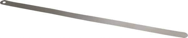 Starrett - 0.04mm Thick x 1/2 Inch Wide x 300mm Leaf Length, Parallel Feeler Gage - Tempered Steel - Top Tool & Supply