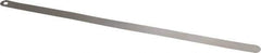 Starrett - 0.04mm Thick x 1/2 Inch Wide x 300mm Leaf Length, Parallel Feeler Gage - Tempered Steel - Top Tool & Supply