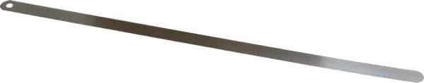 Starrett - 0.3mm Thick x 1/2 Inch Wide x 300mm Leaf Length, Parallel Feeler Gage - Tempered Steel - Top Tool & Supply