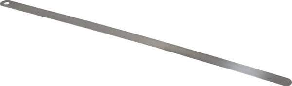 Starrett - 0.35mm Thick x 1/2 Inch Wide x 300mm Leaf Length, Parallel Feeler Gage - Tempered Steel - Top Tool & Supply