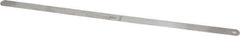 Starrett - 0.45mm Thick x 1/2 Inch Wide x 300mm Leaf Length, Parallel Feeler Gage - Tempered Steel - Top Tool & Supply