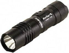 Streamlight - White LED Bulb, 275 Lumens, Industrial/Tactical Flashlight - Black Aluminum Body, 1 CR123A Lithium Battery Included - Top Tool & Supply