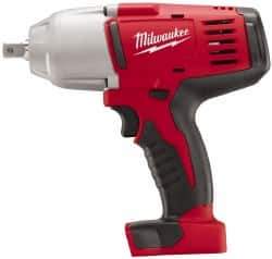 Milwaukee Tool - 1/2" Drive 18 Volt Pistol Grip Cordless Impact Wrench & Ratchet - 0 to 1,900 RPM, 0 to 2,200 BPM, 450 Ft/Lb Torque, Lithium-Ion Batteries Not Included - Top Tool & Supply