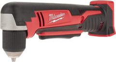 Milwaukee Tool - 18 Volt 3/8" Chuck Right Angle Handle Cordless Drill - 0-1500 RPM, Keyless Chuck, Reversible, Lithium-Ion Batteries Not Included - Top Tool & Supply