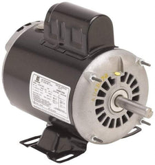 US Motors - 2 hp, ODP Enclosure, Auto Thermal Protection, 1,740 RPM, 115/230 Volt, 60 Hz, Single Phase Capacitor Start-Cap Run Motor - Size 56H Frame, Rigid Mount, 1 Speed, Ball Bearings, 19.4/9.7 Full Load Amps, B Class Insulation, Reversible - Top Tool & Supply