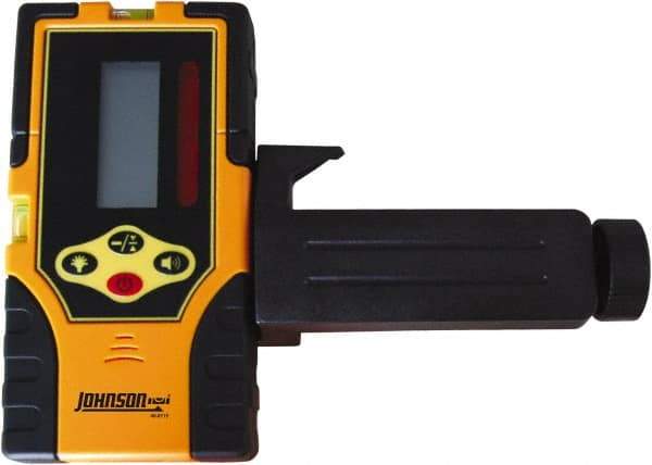 Johnson Level & Tool - Laser Level 9 V Battery, Laser Detector - Use With Red Beam Rotary Laser - Top Tool & Supply