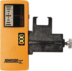 Johnson Level & Tool - Laser Level 9 V Battery, Laser Detector - Use With Red Beam Rotary Laser - Top Tool & Supply