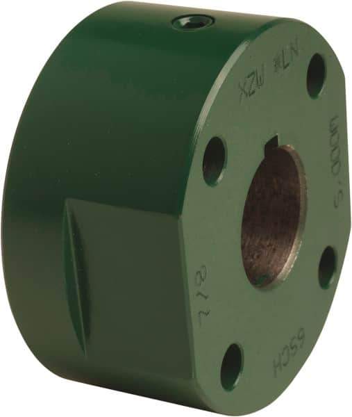 TB Wood's - 2-7/8" Bore, 3/4" x 3/8" Keyway Width x Depth, 5-1/4" Hub, 11 Flexible Coupling Hub - 5-1/4" OD, 2-23/32" OAL, Cast Iron, Order 2 Hubs, 2 Flanges & 1 Sleeve for Complete Coupling - Top Tool & Supply