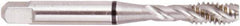 Regal Cutting Tools - #10-32 UNF 3 Flute 2B Bottoming Spiral Flute Tap - High Speed Steel, Bright Finish, Right Hand Flute, Right Hand Thread, H3, Series Triple Crown - Top Tool & Supply