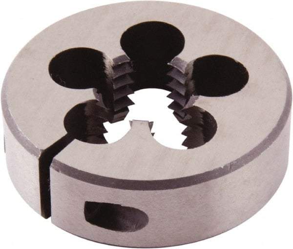 Regal Cutting Tools - 1/2-32 UNS Thread, 1-1/2" Outside Diam High Speed Steel Round Die - 1/2" Thick, Right Hand Thread, Adjustable - Exact Industrial Supply