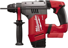 Milwaukee Tool - 18 Volt 1-1/8" SDS Plus Chuck Cordless Rotary Hammer - 0 to 5,000 BPM, 0 to 1,300 RPM, Reversible - Top Tool & Supply