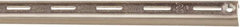 Knape & Vogt - 1,060 Lb Capacity, Anachrome Steel Coated, Shelf Standard Bracket - 36" Long, 11/16" High, 7/8" Wide - Top Tool & Supply