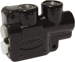 Parker - 15 GPM 5/8 Inlet Cast Iron Hydraulic Control Valve - 7/8-14 Thread, 2,500 psi, 1.88" Wide x 6.88" Long - Top Tool & Supply