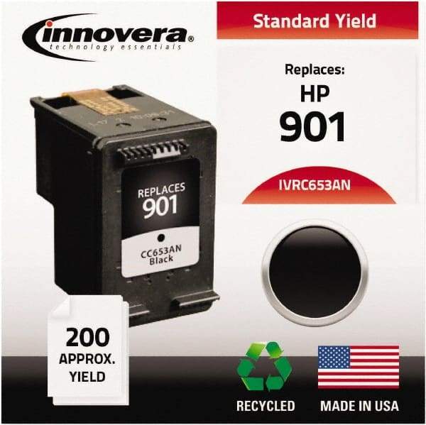 innovera - Black Inkjet Printer Cartridge - Use with HP Officejet J4500, J4600 - Top Tool & Supply