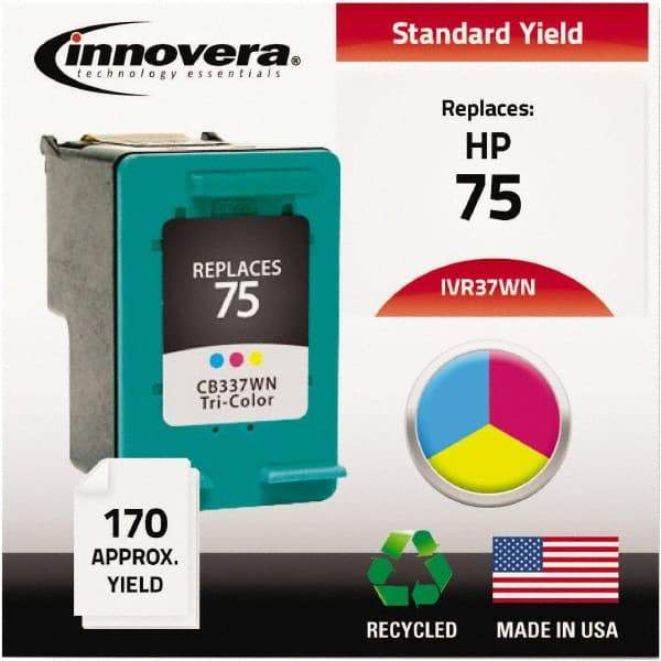 innovera - Inkjet Printer Cartridge - Use with HP Deskjet D4260, D4360, Officejet J5750, J5780, J6480, Photosmart C4240, C4250, C4280, C4350, C4380, C4385, C4480, C4580, C5240, C5250, C5280, C5580, D5345, D5360 - Top Tool & Supply