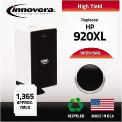 innovera - Black Inkjet Printer Cartridge - Use with HP Officejet 6000, 6000 Wireless, 6500, 6500 Wireless, Officejet Wide Format 7500A - Top Tool & Supply