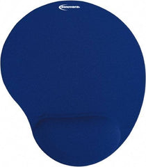 innovera - 8-7/8" x 10-3/8" x 1" Blue Mouse Pad - Use with Mouse - Top Tool & Supply