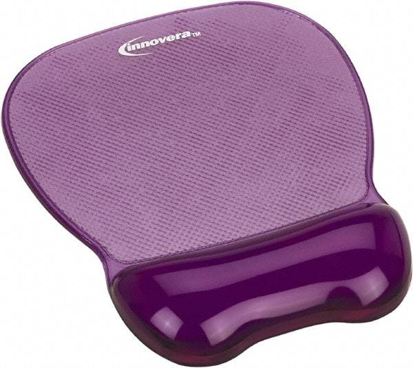 innovera - 9-5/8" x 8-1/4" x 1-1/8" Purple Mouse Pad - Use with Mouse - Top Tool & Supply