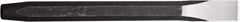 Paramount - 12" OAL x 1/2" Blade Width Cold Chisel - 1/2" Tip, 7/16" Stock, Steel Handle - Top Tool & Supply