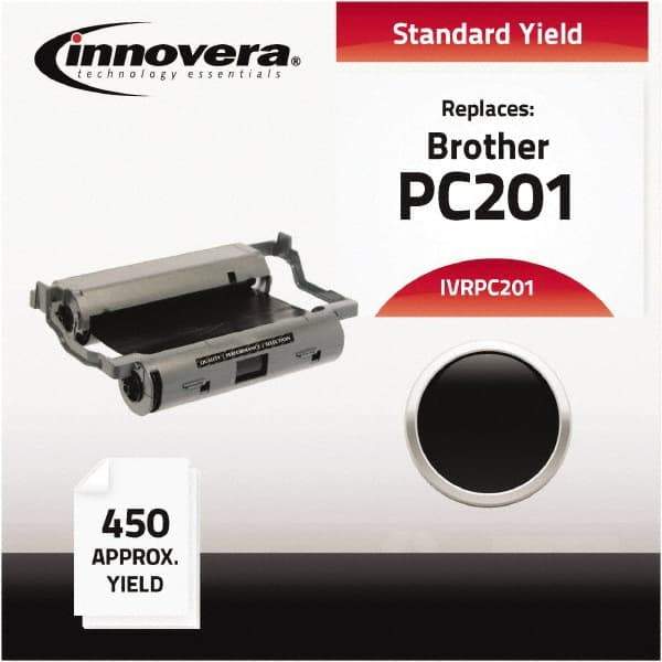 innovera - Black Thermal Print Cartridge Ribbon - Use with Brother MFC-1770, 1780, 1870MC, 1970MC, PPF-1170, 1270, 1270E, 1570MC, 1575MC - Top Tool & Supply