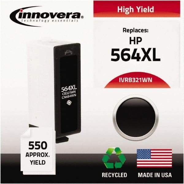 innovera - Black Inkjet Printer Cartridge - Use with HP Color LaserJet 5500, 5550 produces 13,000 pages. - Top Tool & Supply