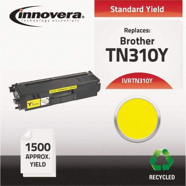 innovera - Yellow Toner Cartridge - Use with Brother DCP-9050CDN, 9055CDN, 9270CDN, HL-4140CN, 4150CDN, 4570CDW, 4570CDWT, MFC-9460CDN, 9465CDN, 9560CDW, 9970, 9970CDW - Top Tool & Supply