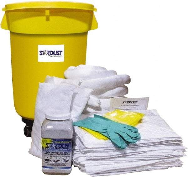 Stardust Spill Products - Spill Clean-Up System Accessory Kit Spill Kit - 32 Gal Mobile Spill Cart - Top Tool & Supply