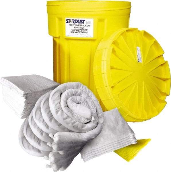 Stardust Spill Products - Spill Clean-Up System Accessory Kit Spill Kit - 30 Gal Mobile Spill Cart - Top Tool & Supply