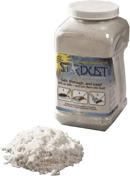 Stardust Spill Products - 3 Lb Jug Amorphous Alumina Silicate Granular Absorbent - Universal Use - Top Tool & Supply