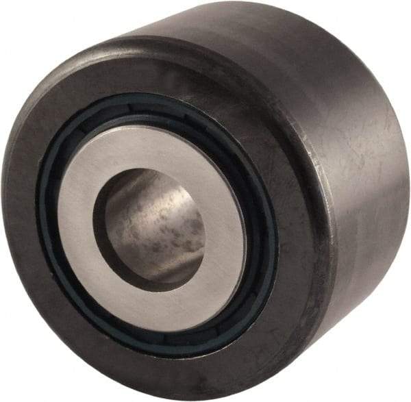 RBC Bearings - 3/4" Bore, 2-1/2" Roller Diam x 1-1/2" Roller Width, Carbon Steel Sealed Yoke Cam Follower - 16,800 Lb Dynamic Load Capacity, 1-9/16" Overall Width - Top Tool & Supply