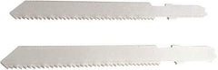 Disston - 3" Long, 18 Teeth per Inch, Bi-Metal Jig Saw Blade - Toothed Edge, 0.06" Thick, U-Shank, Raker Tooth Set - Top Tool & Supply