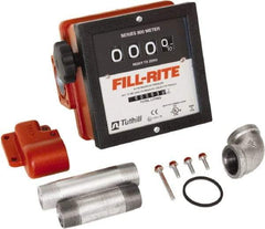 Tuthill - 1" Mechanical Fuel Meter Repair Part - Contains 4 Digit (Gal) Meter, For Use with Pump - FR4210G, FR4410G, FR4204G, FR4210GB, FR4210BGFQ - Top Tool & Supply